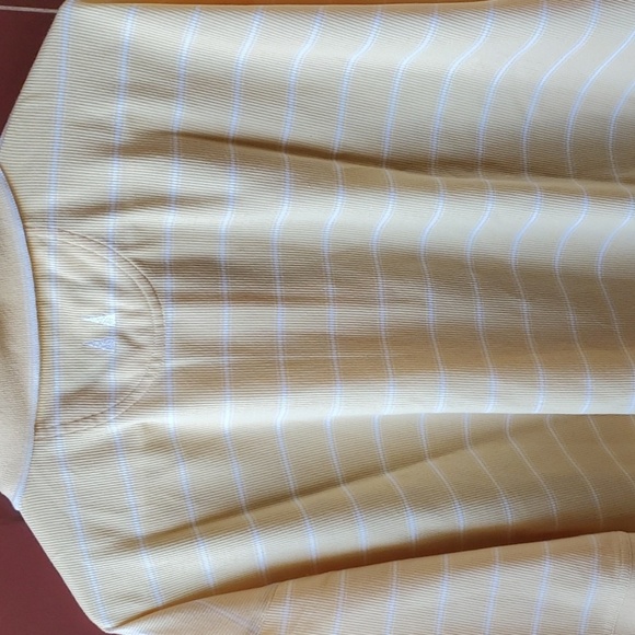 Greg Norman pale yellow striped NWT SS polo size XXL - Picture 10 of 11